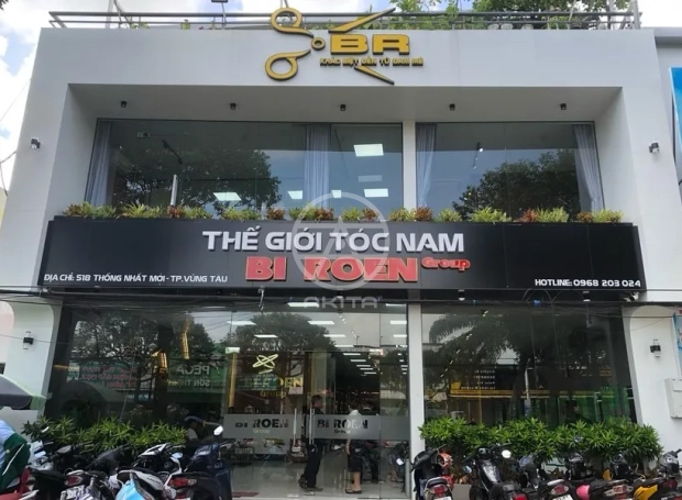 THI CÔNG QUẢNG CÁO CHO SALON TÓC TẠI BÀ RỊA VŨNG TÀU